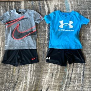 Little Boy tshirt/short sets size 4T